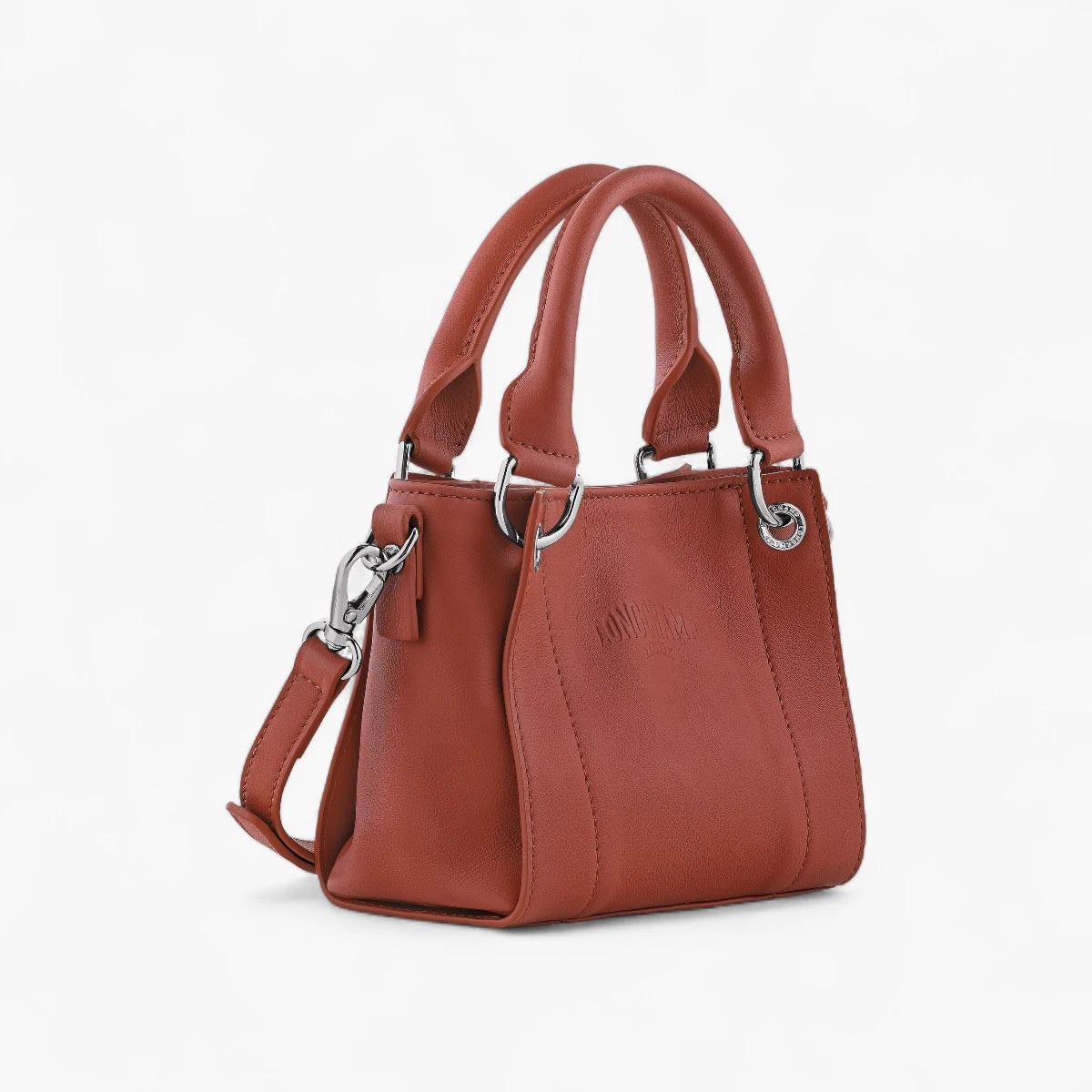 Longchamp Longchamp 3D Light Top Handle Bag Chestnut | LEVISONS