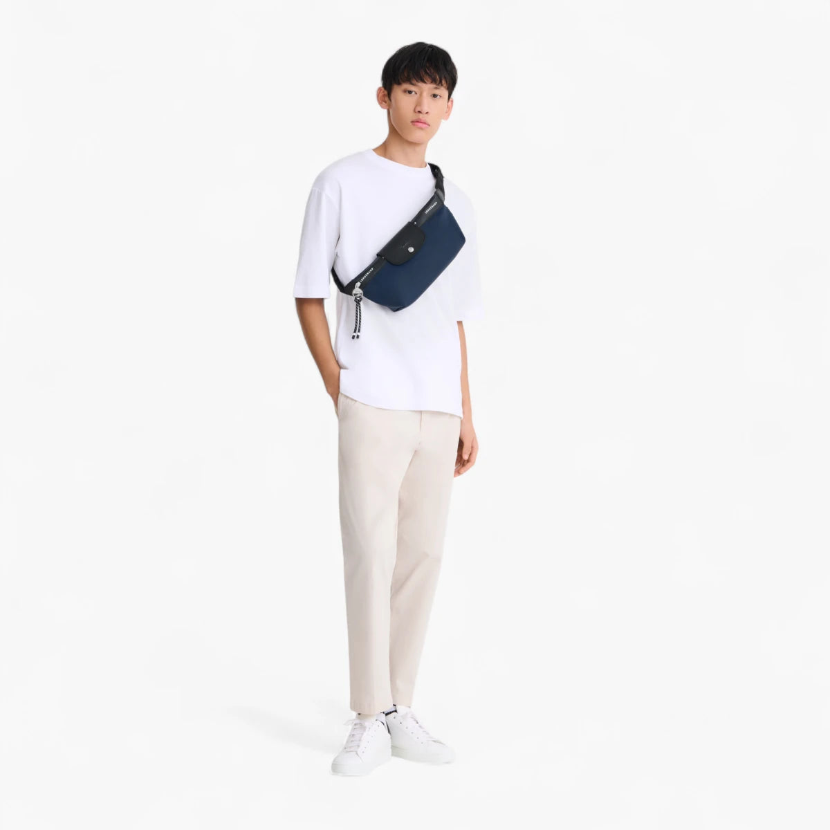 Longchamp Le Pliage Energy Pouch Bag Navy | LEVISONS