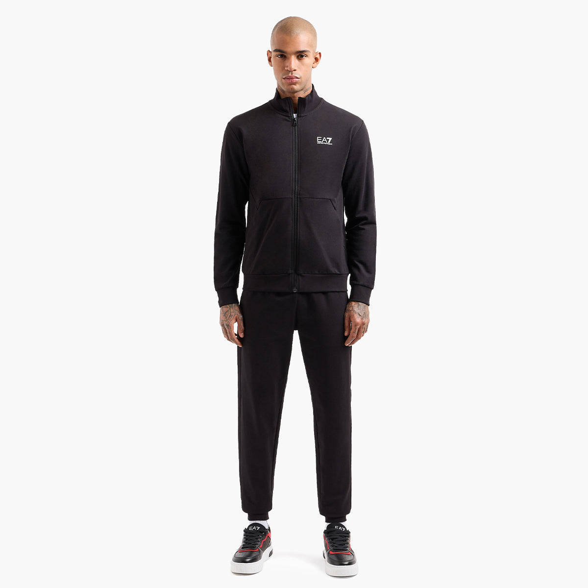 EA7 Cotton Tracksuit With Graphic Logo On The Back | LEVISONS