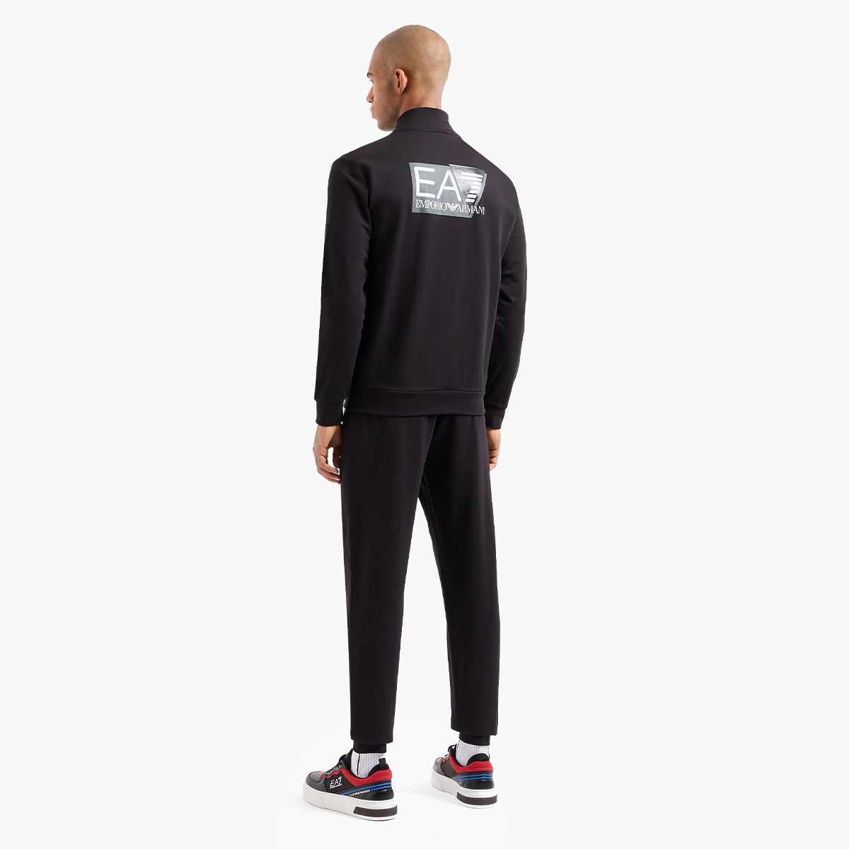 EA7 Cotton Tracksuit With Graphic Logo On The Back | LEVISONS