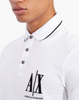 Armani Exchange Regular Fit Icon Logo Cotton Piqué Polo Shirt | LEVISONS