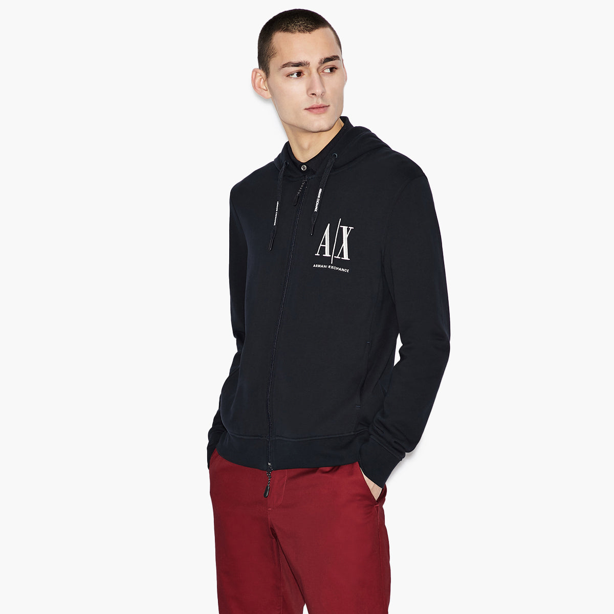 Icon Logo Zip Up Hooded Sweatshirt – Levisons