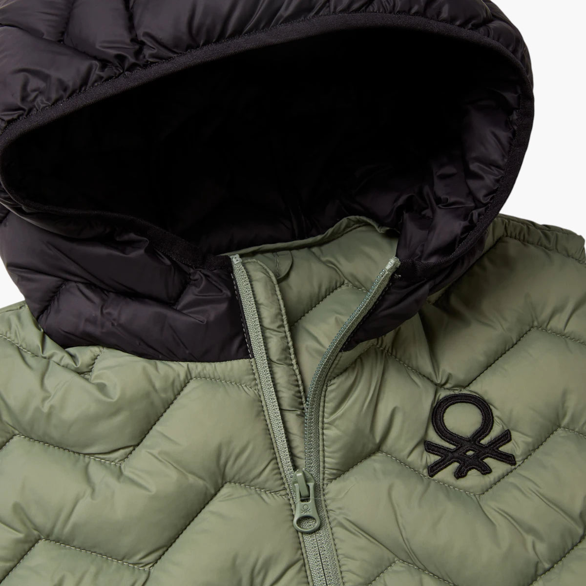United Colors Of Benetton Boy Junior Padded Vest With Hood | LEVISONS