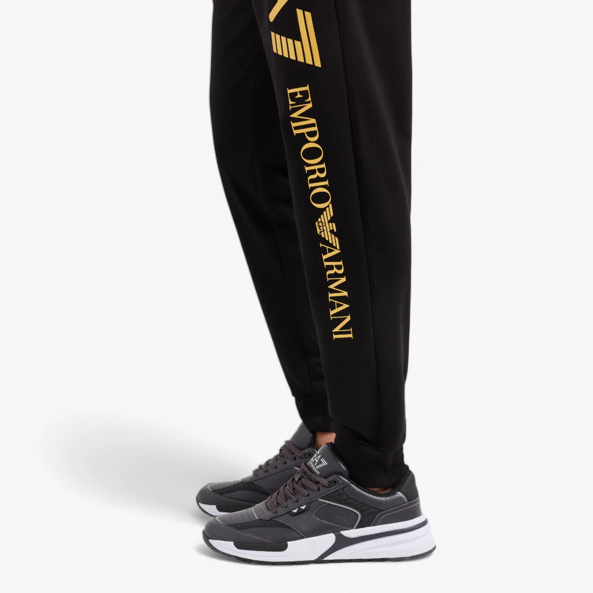 EA7 Regular Fit Logo Series Cotton Joggers | LEVISONS
