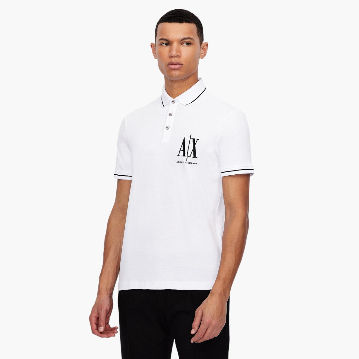 Armani Exchange Regular Fit Icon Logo Cotton Piqué Polo Shirt | LEVISONS