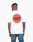 Hugo Red Cotton-Jersey T-Shirt With Racing Logos | LEVISONS