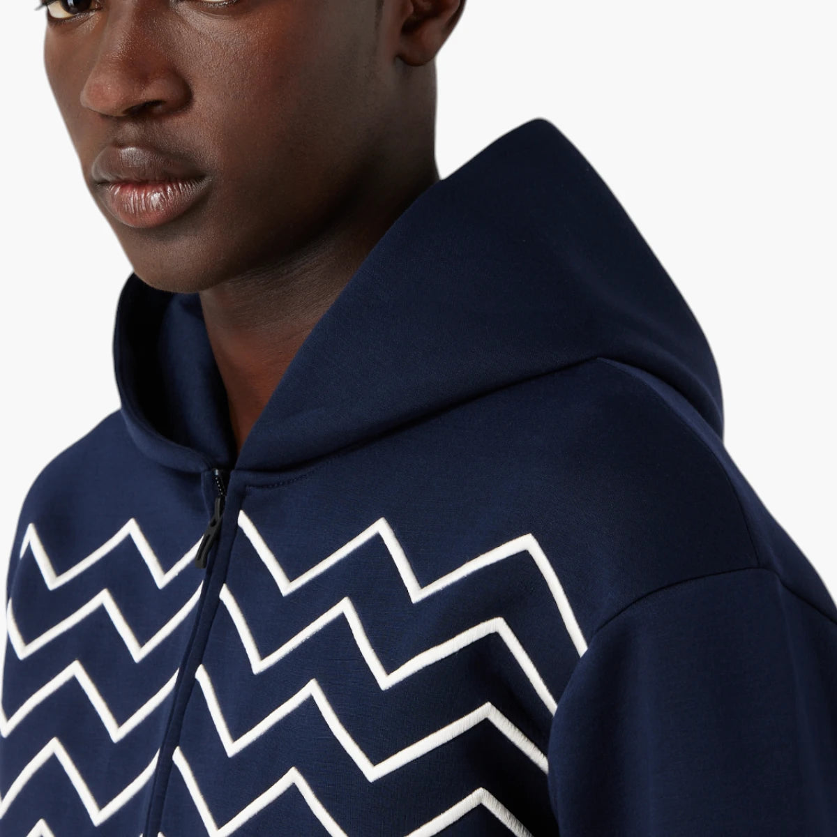 Emporio Armani Travel Collection Regular Fit Hooded Sweatshirt With Constrasting Design | LEVISONS