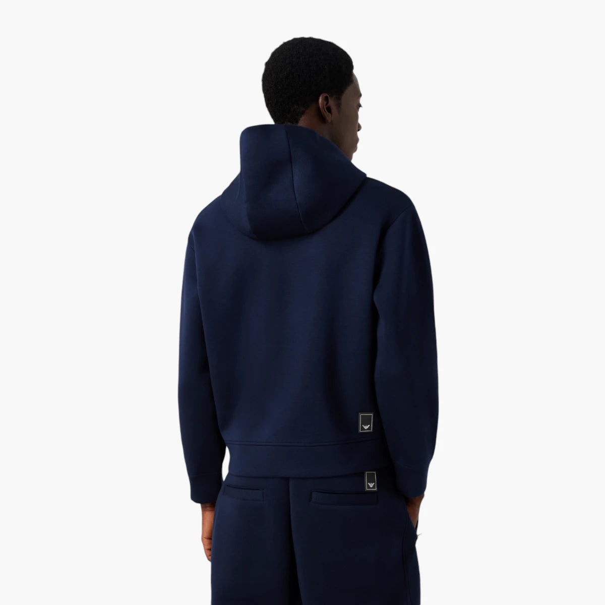 Emporio Armani Travel Collection Regular Fit Hooded Sweatshirt With Constrasting Design | LEVISONS