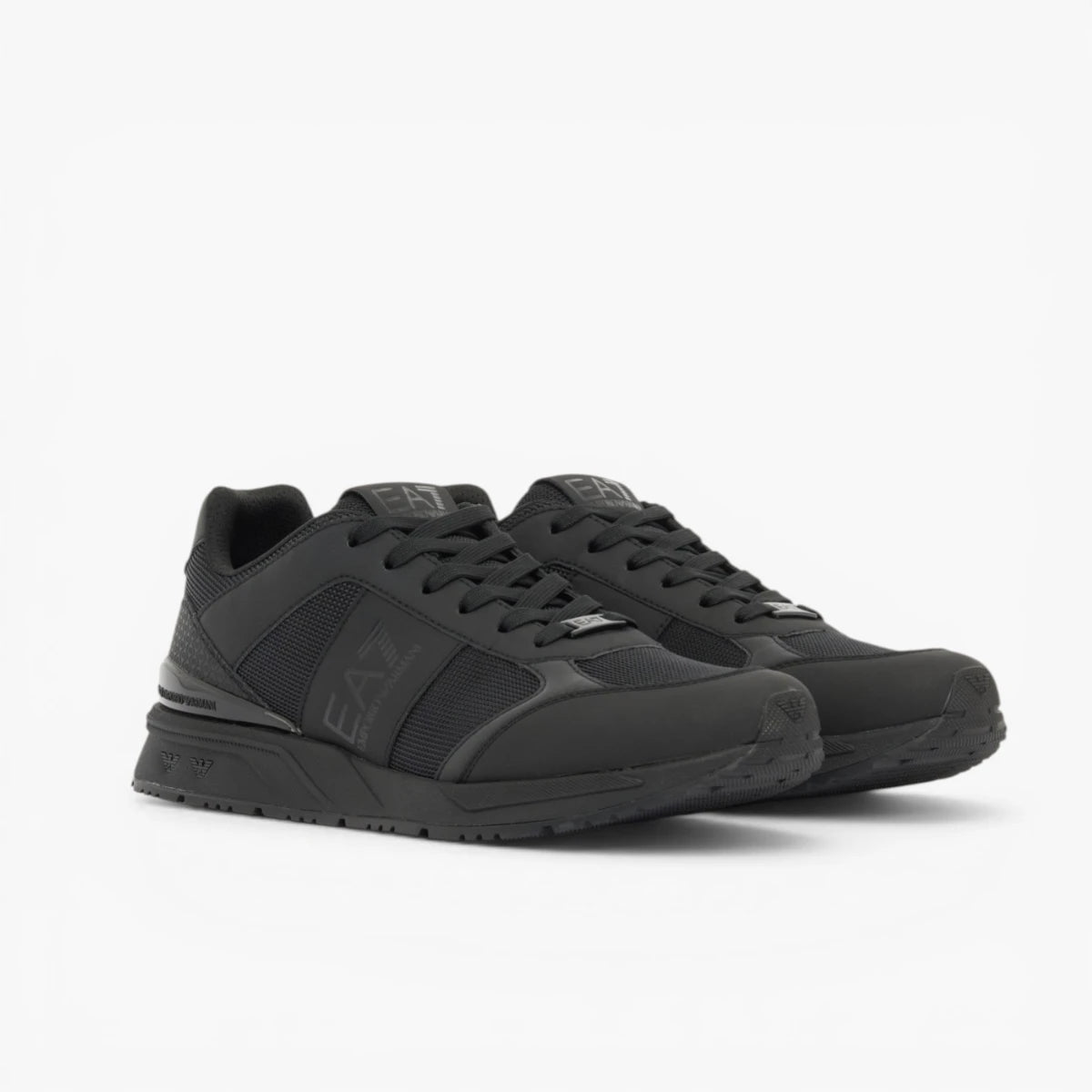 EA7 Black And White Evo Mesh Sneakers | LEVISONS