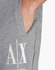 Armani Exchange Icon Contrast Logo Cotton Sweatpants | LEVISONS