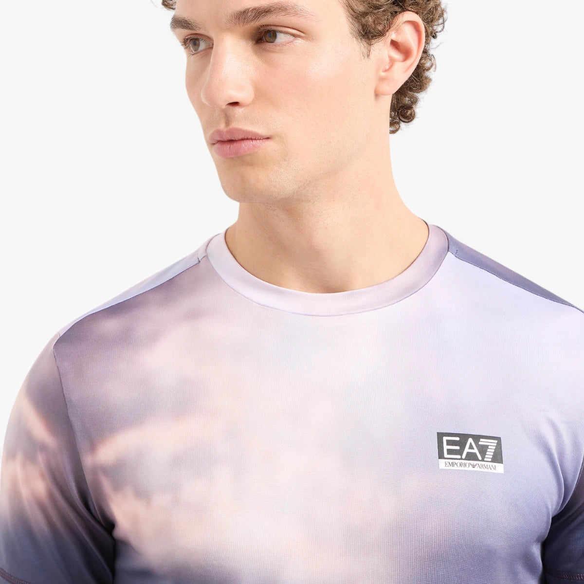 EA7 Ventus 7 Technical Fabric Crewneck T-Shirt | LEVISONS