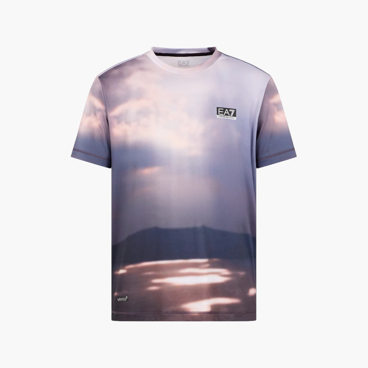 EA7 Ventus 7 Technical Fabric Crewneck T-Shirt | LEVISONS