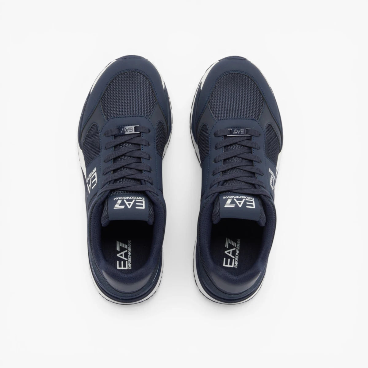 EA7 Black And White Evo Mesh Sneakers | LEVISONS
