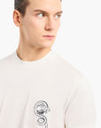 Emporio Armani Sustainable Cotton Blend T-Shirt With Embroidery | LEVISONS