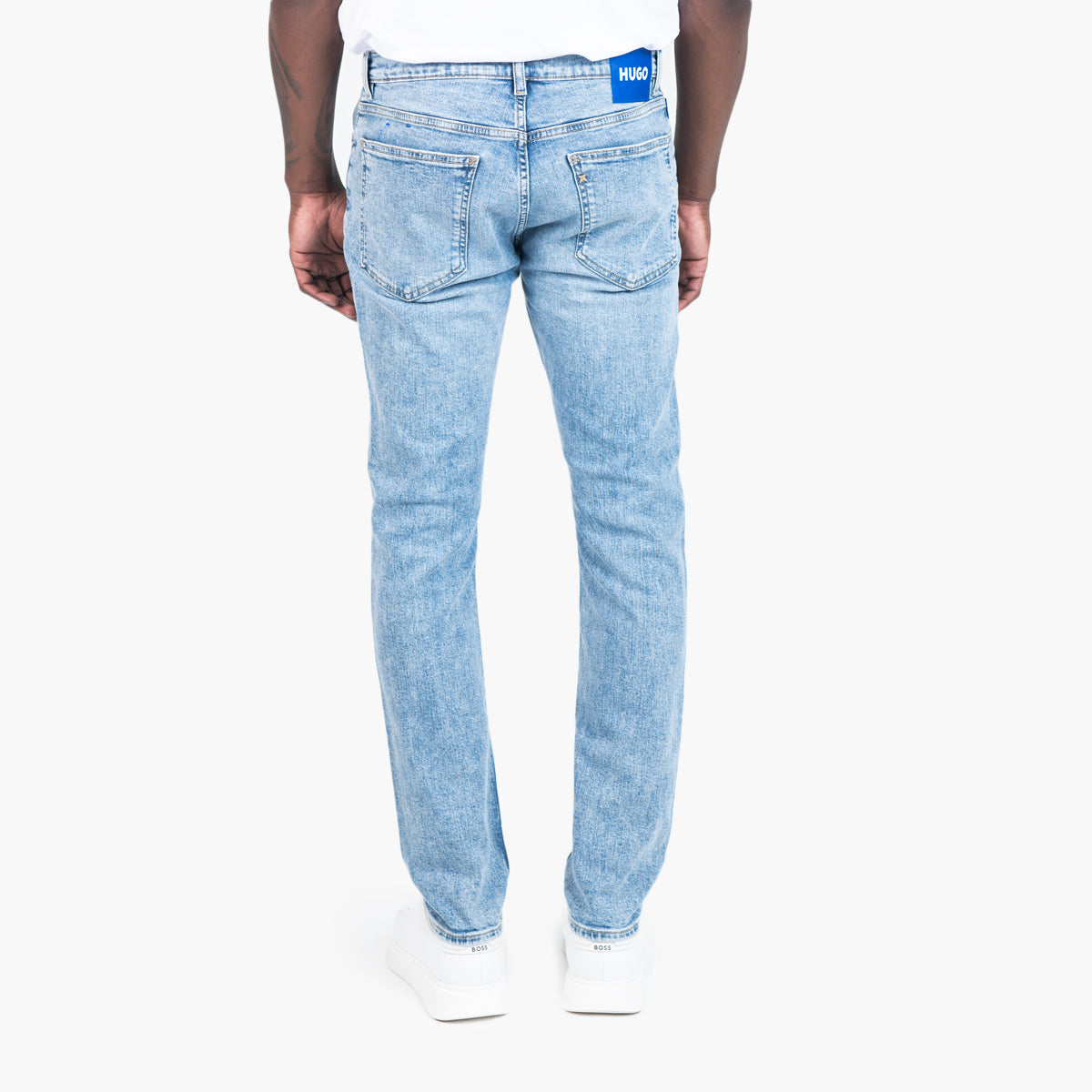 Hugo Blue Extra-Slim Fit Jeans In Stretch Denim | LEVISONS