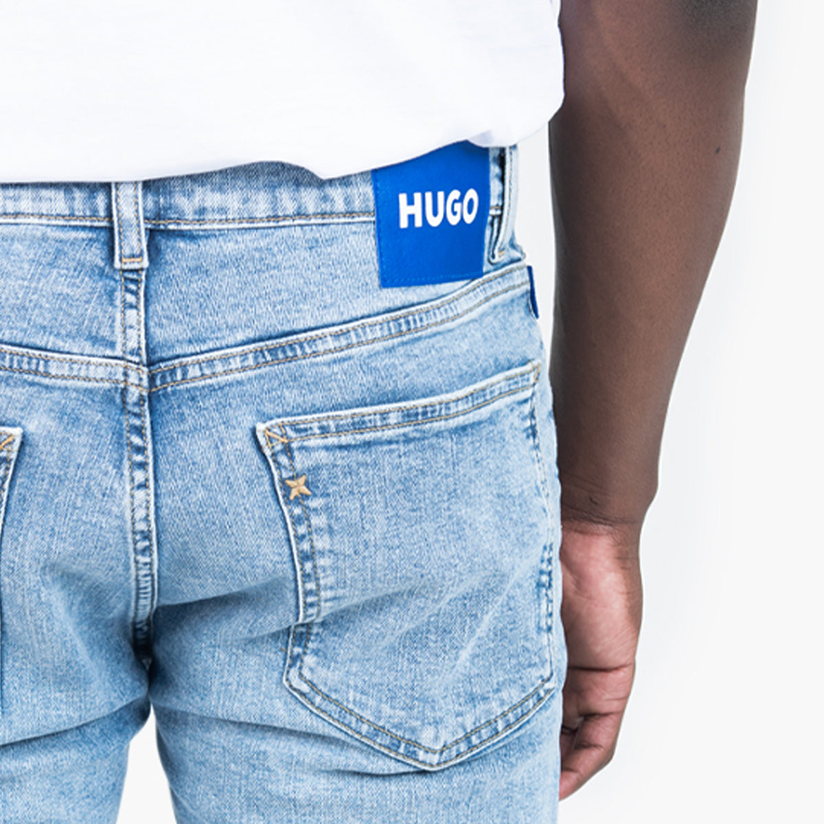 Hugo Blue Extra-Slim Fit Jeans In Stretch Denim | LEVISONS
