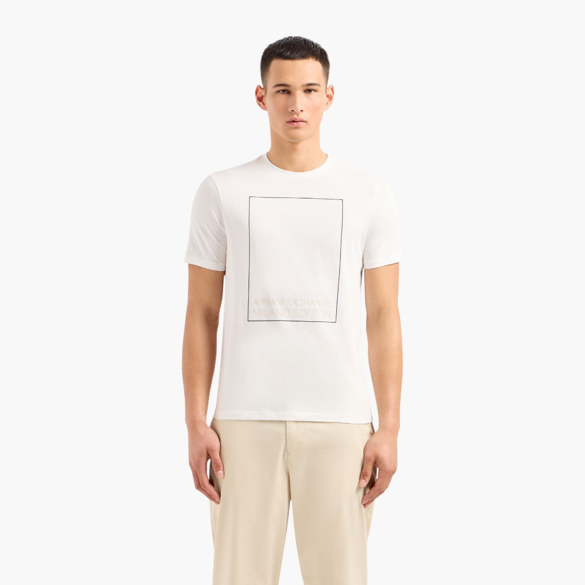 Armani Exchange Milano Edition Regular Fit Cotton T-Shirt | LEVISONS
