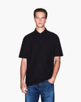 Armani Exchange All Over Jaqcuard Logo Regular Fit Cotton Polo Shirt | LEVISONS