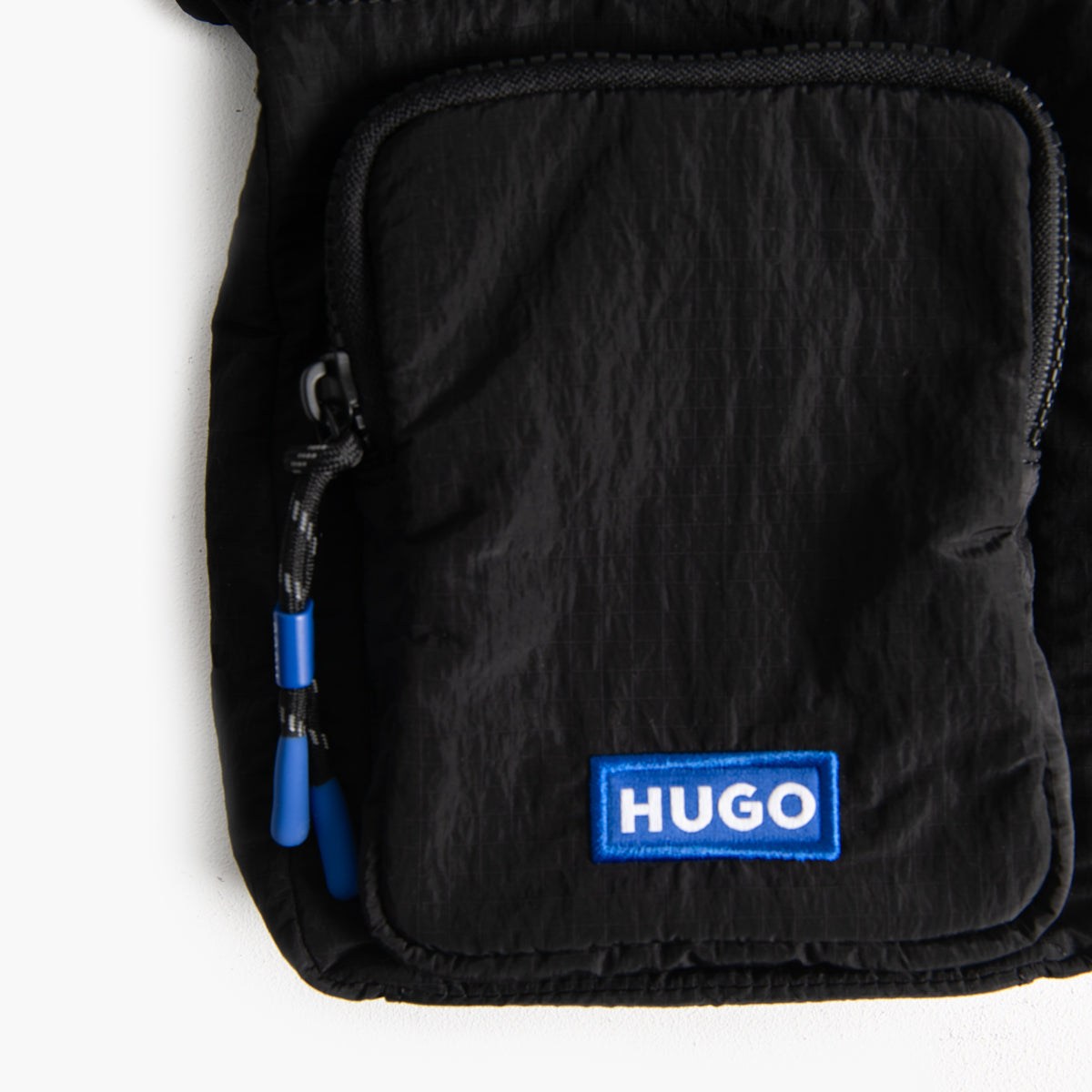Hugo Blue Drawstring Reporter Bag | LEVISONS