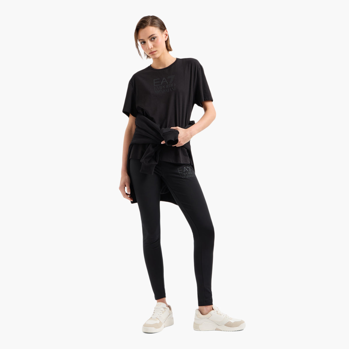 Ea7 Oversized Fit Cotton Crewneck Short Sleeve T-Shirt | LEVISONS