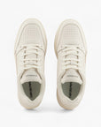 Emporio Armani Regenerated Leather Sneaker With Stitch Detailing | LEVISONS