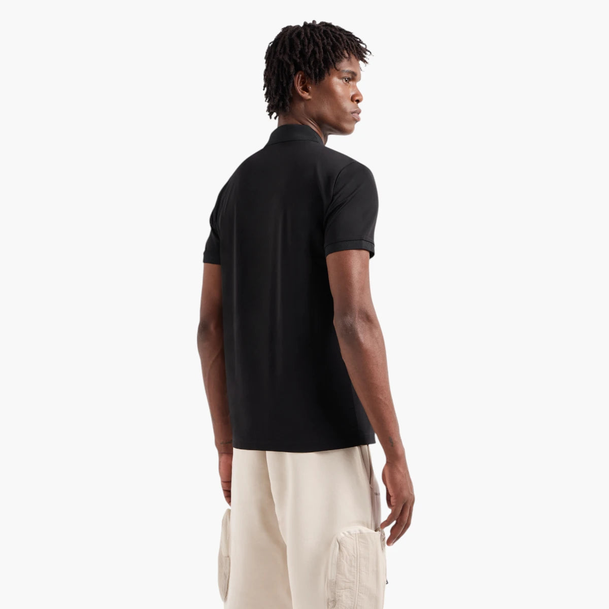 EA7 Premium Shield Slim Fit Polo Shirt With Half Zip Closure | LEVISONS