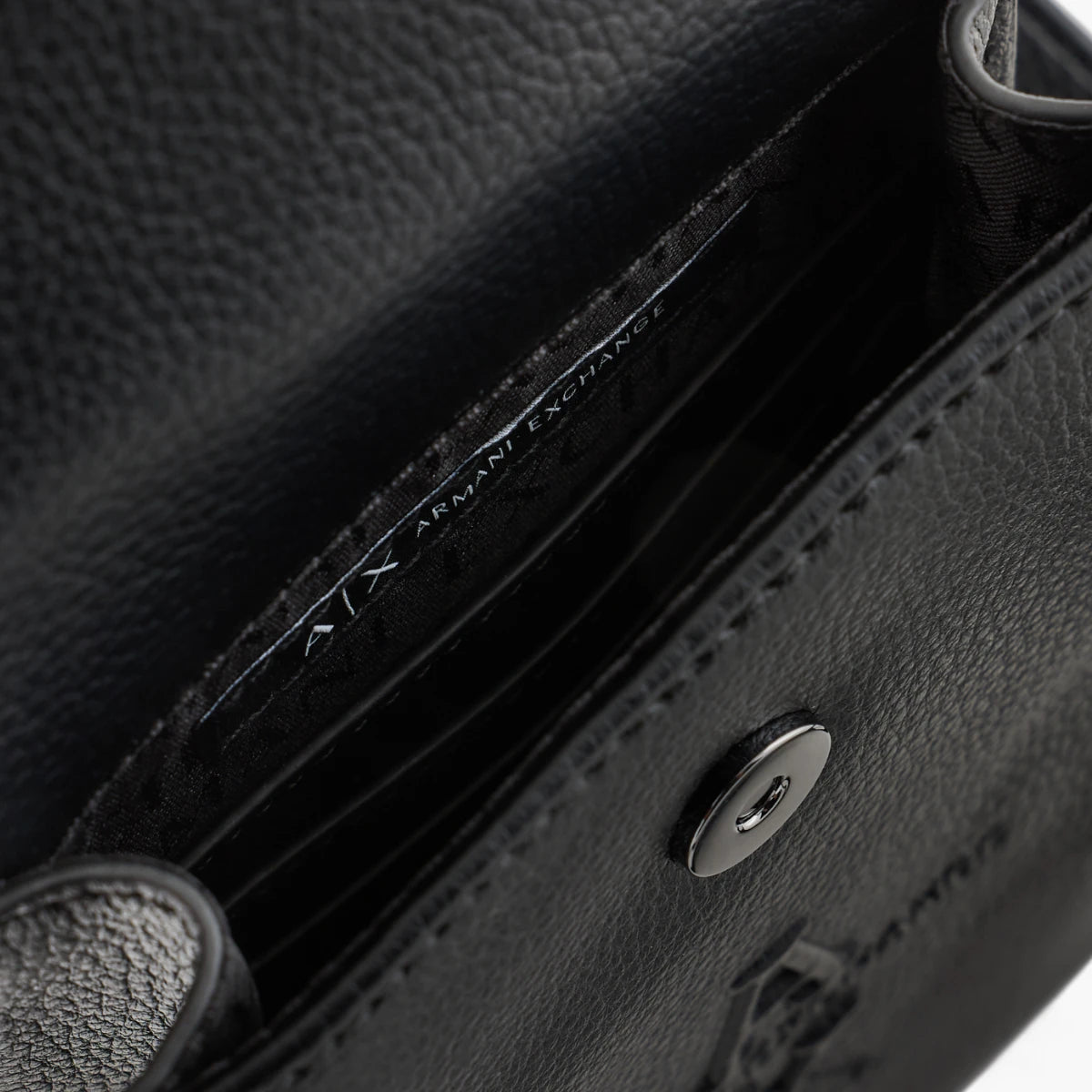 Armani Exchange Vertical Tech Case With Embossed Letterman Logo | LEVISONS