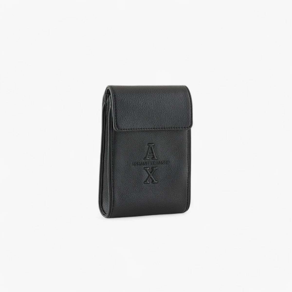 Armani Exchange Vertical Tech Case With Embossed Letterman Logo | LEVISONS