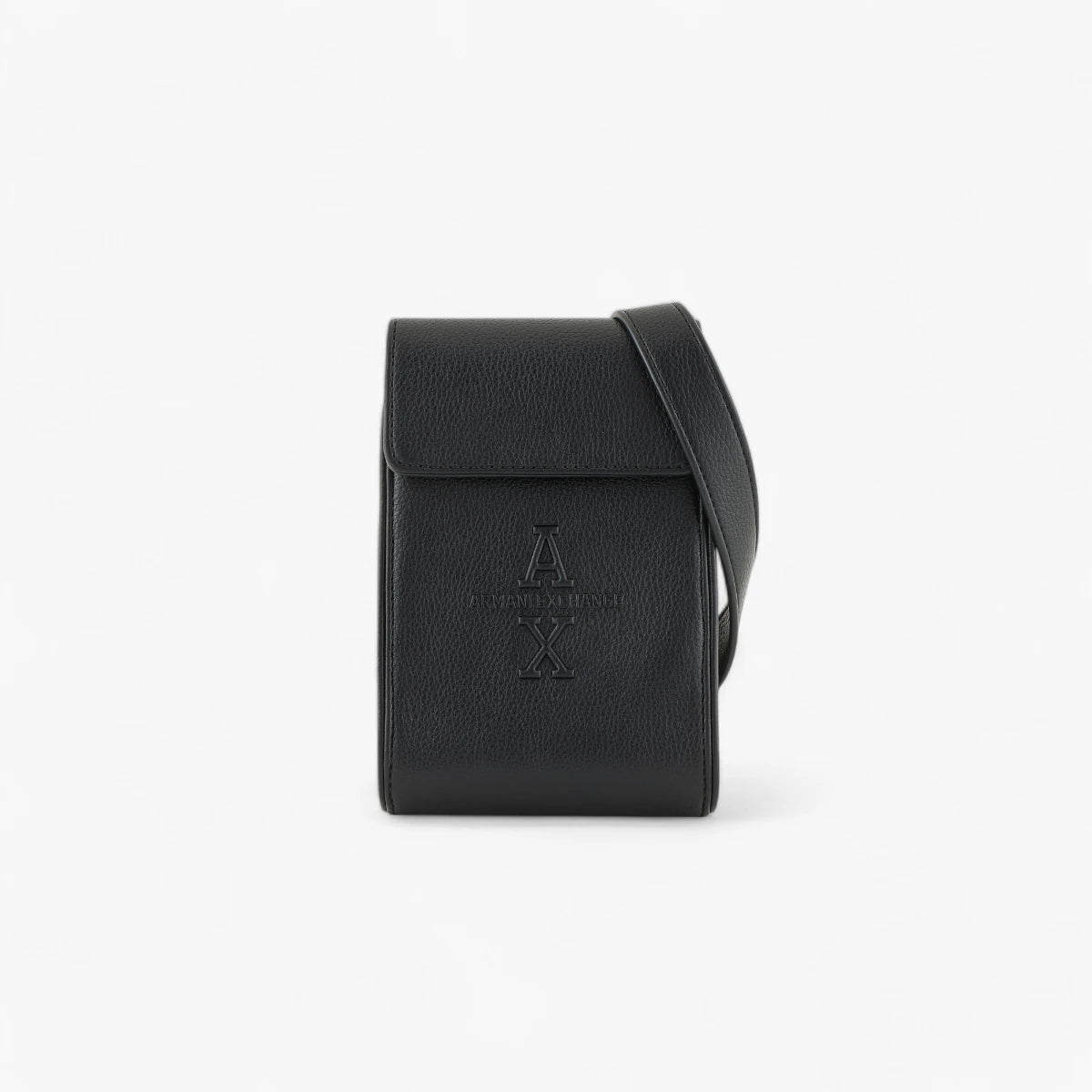 Armani Exchange Vertical Tech Case With Embossed Letterman Logo | LEVISONS
