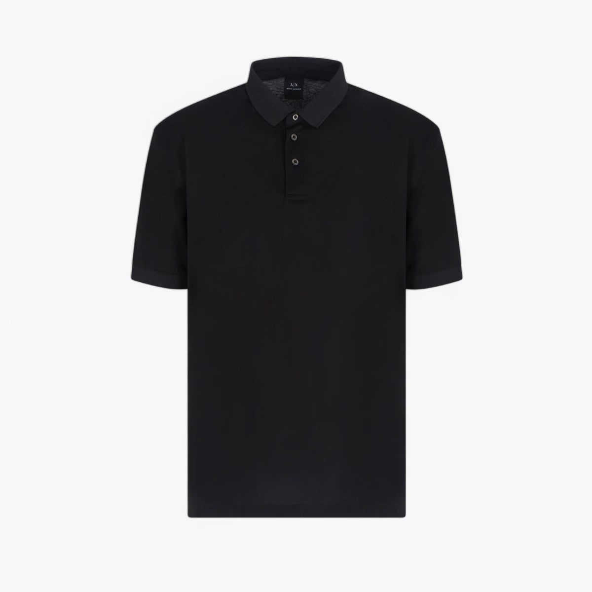 Armani Exchange Regular Fit Mercerised Cotton Polo Shirt With Blurred Logo | LEVISONS