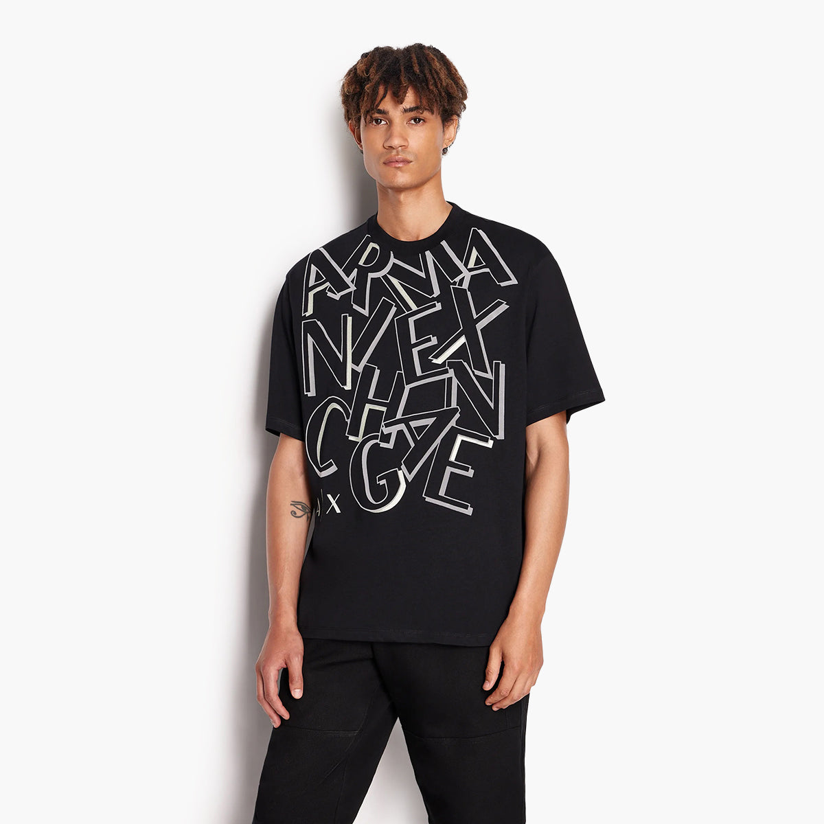 Relaxed Fit Logo All Over Flock Print T-Shirt – Levisons