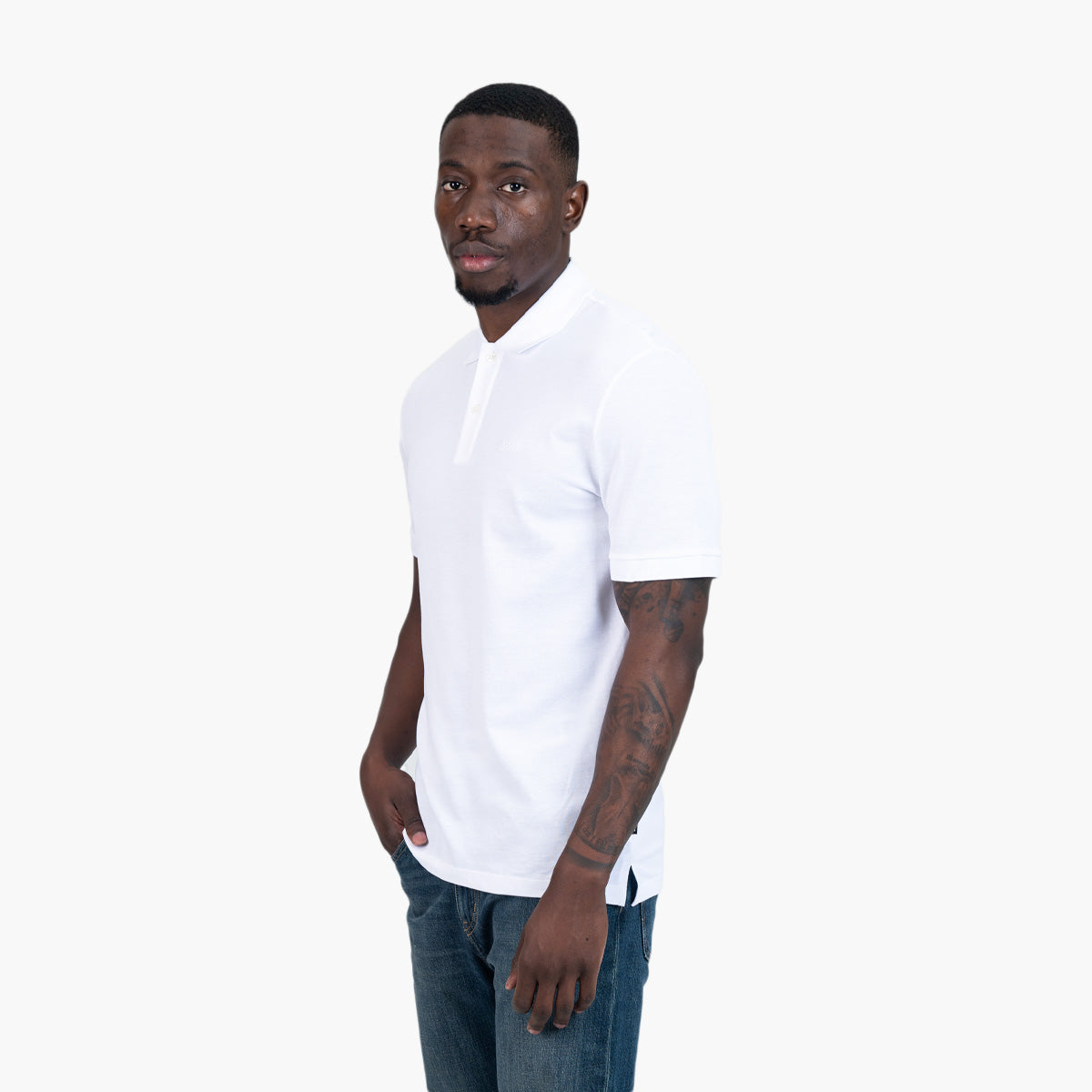 BOSS Black Pallas Regular-Fit Polo Shirt In Cotton | LEVISONS