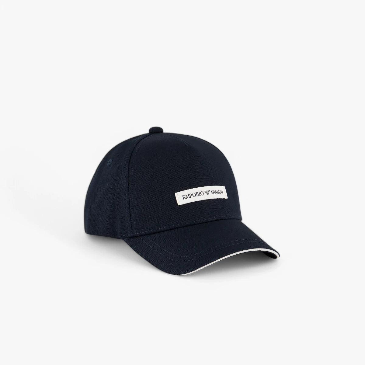 Emporio Armani Cotton Baseball Cap With Logo Patch | LEVISONS
