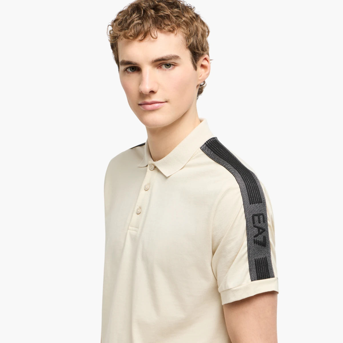 EA7 Regular Fit Logo Series Polo Shirt | LEVISONS