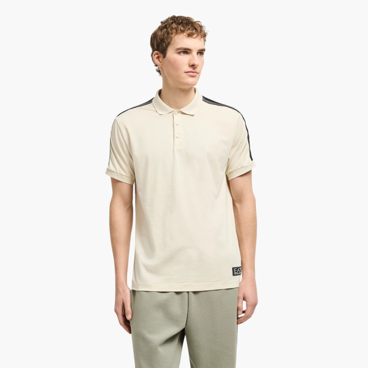 EA7 Regular Fit Logo Series Polo Shirt | LEVISONS