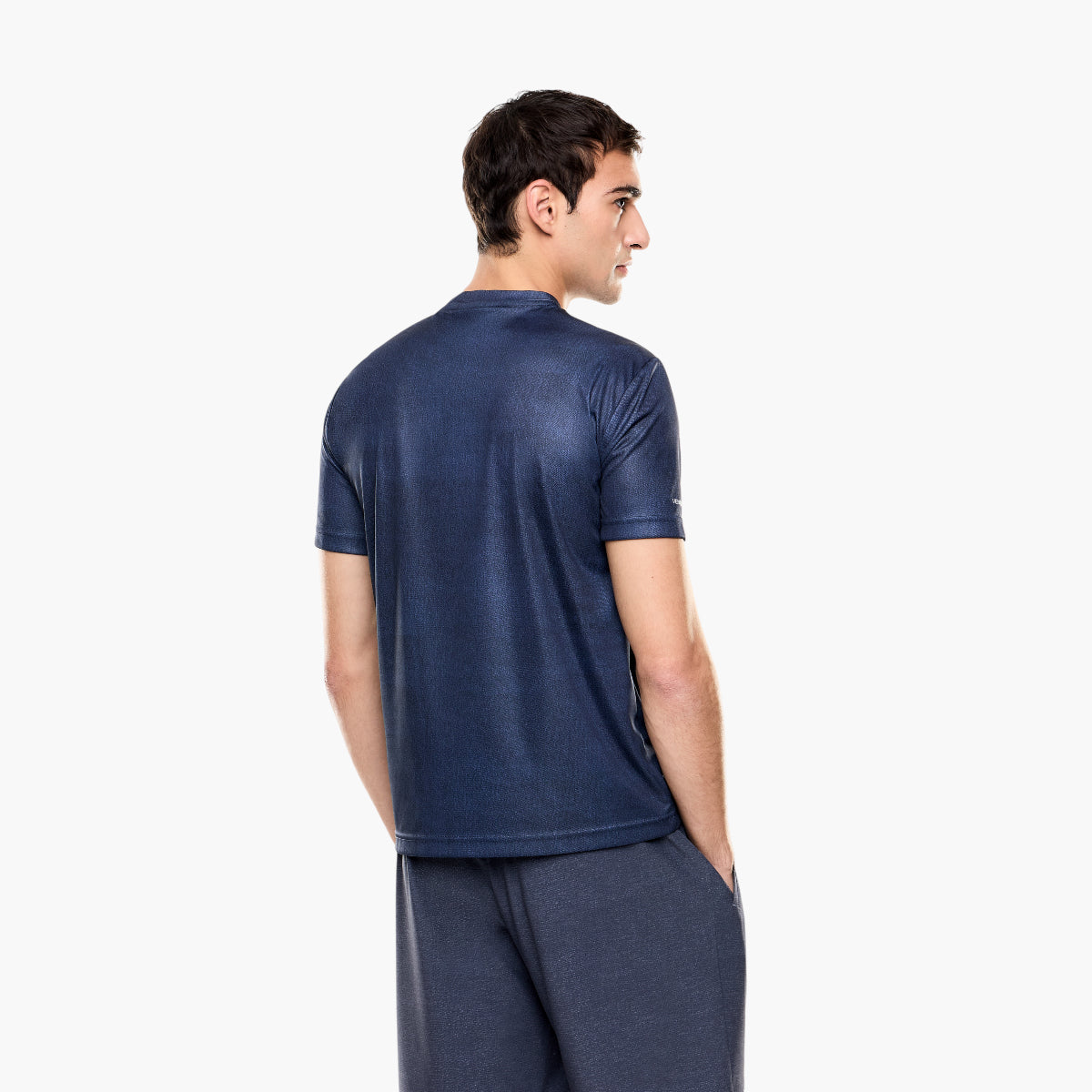 EA7 Ventus7 Denim Print T-Shirt | LEVISONS