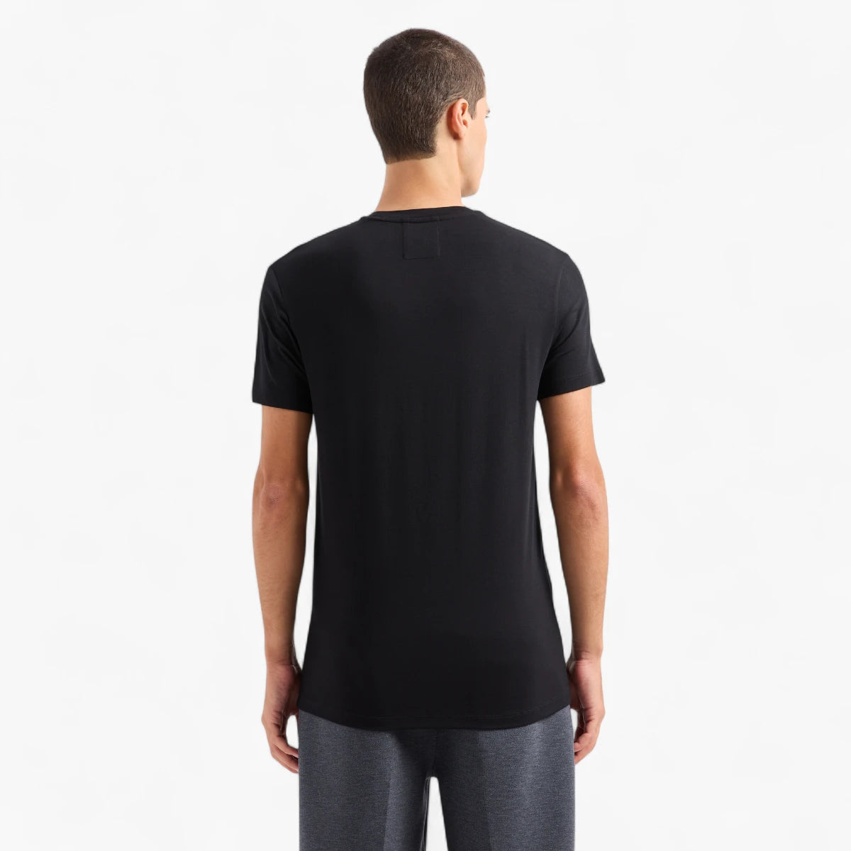 Emporio Armani Regular Fit Crewneck T-Shirt | LEVISONS