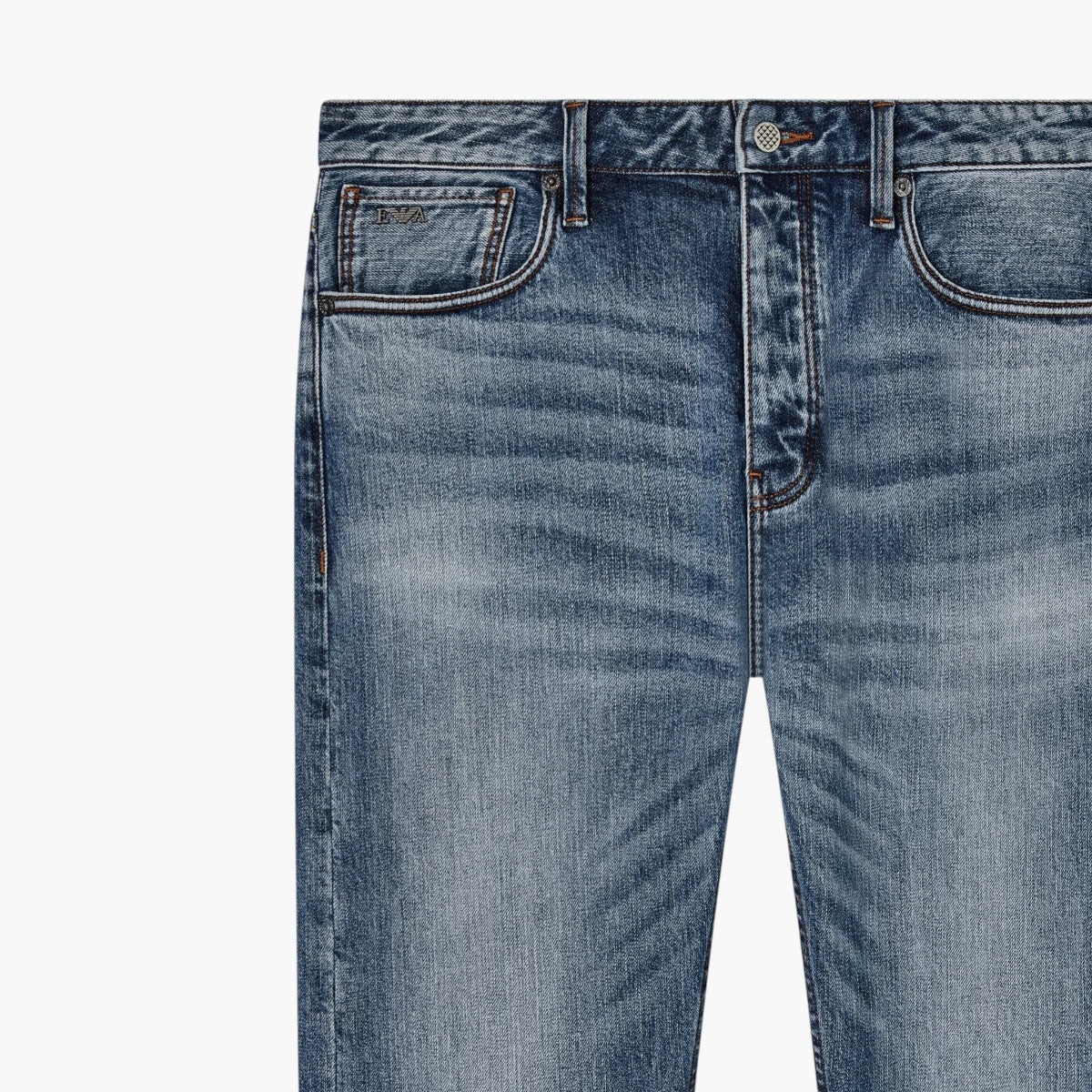 Emporio Armani J75 Slim-Fit Stone-Washed Stretch Denim Jeans | LEVISONS