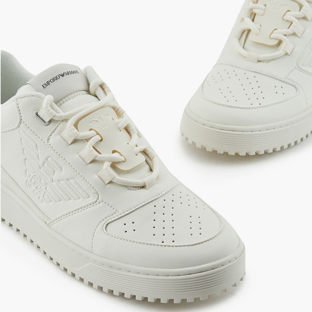 Emporio Armani Sneakers With Embossed Eagle | LEVISONS