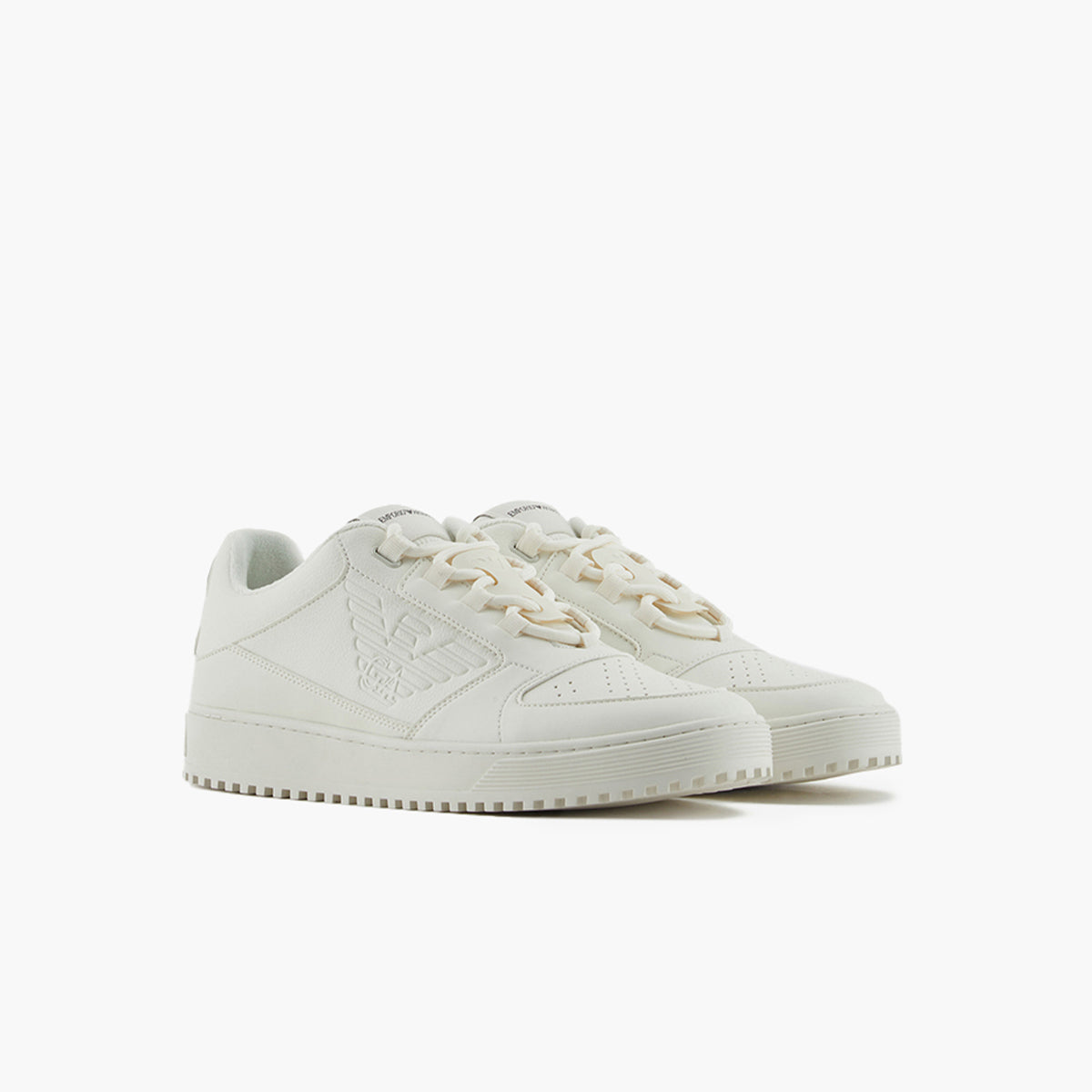Emporio Armani Sneakers With Embossed Eagle | LEVISONS