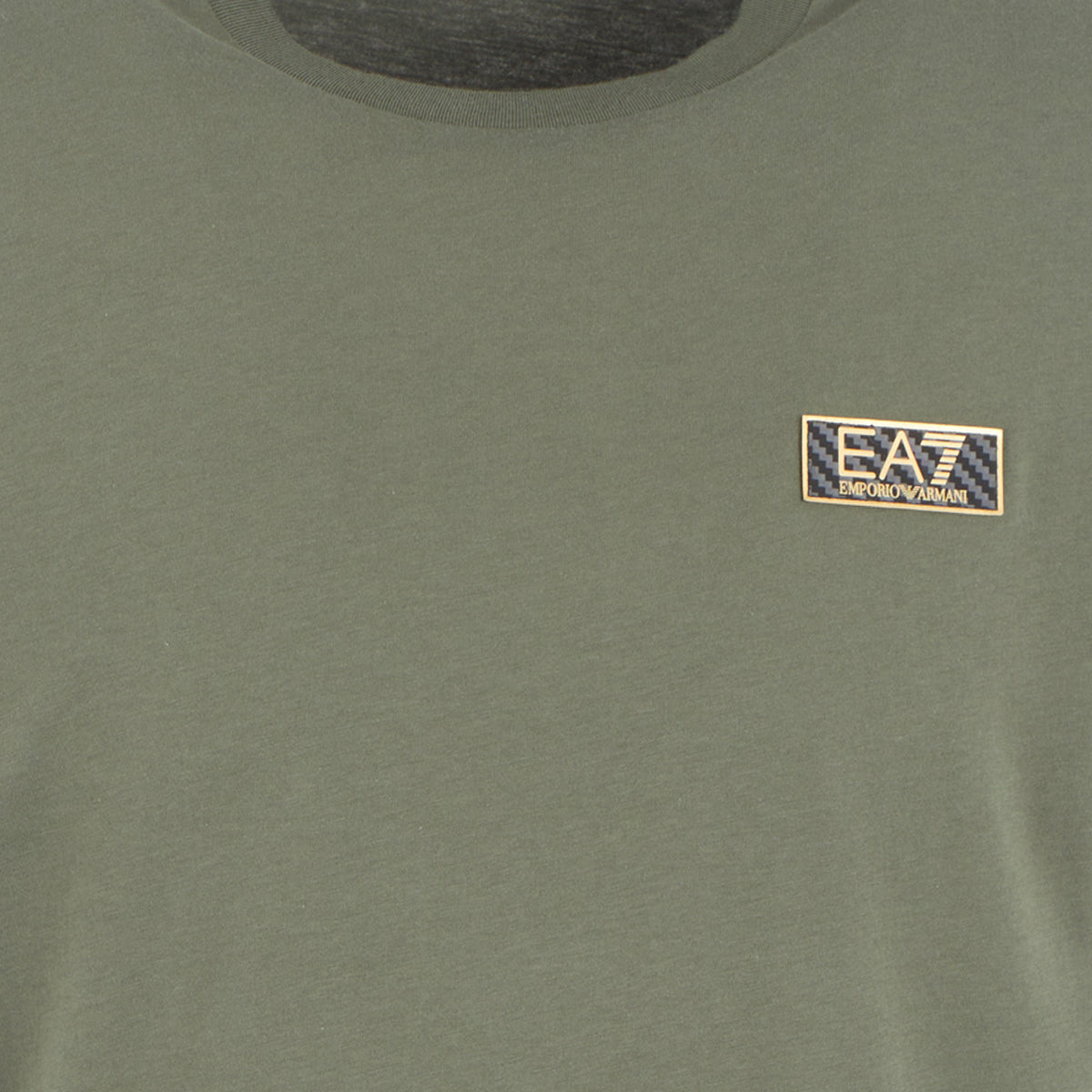 Ea7 Regular Fit Gold Label Cotton Crewneck Short Sleeve T-Shirt | LEVISONS