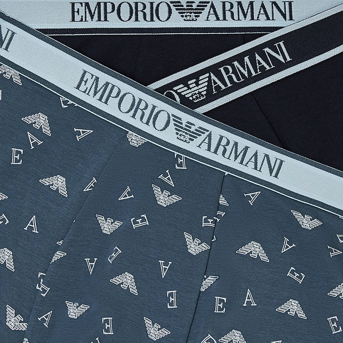 Emporio Armani Three-Pack Boxer Briefs With Core Logo Waistband | LEVISONS