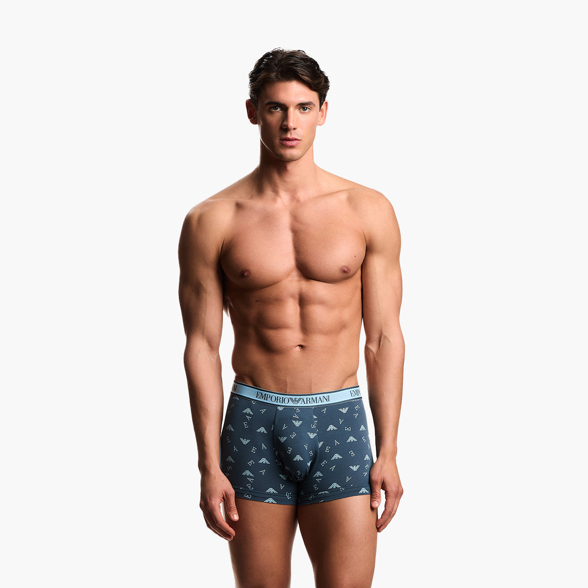 Emporio Armani Three-Pack Boxer Briefs With Core Logo Waistband | LEVISONS