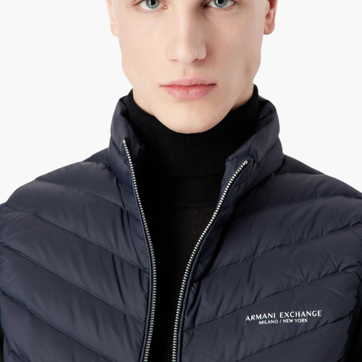 Armani Exchange Milano New York Double Padded Sleeveless Puffer Jacket | LEVISONS