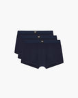 Emporio Armani Three-Pack Boxer Briefs With Eagle Logo Waistband | LEVISONS