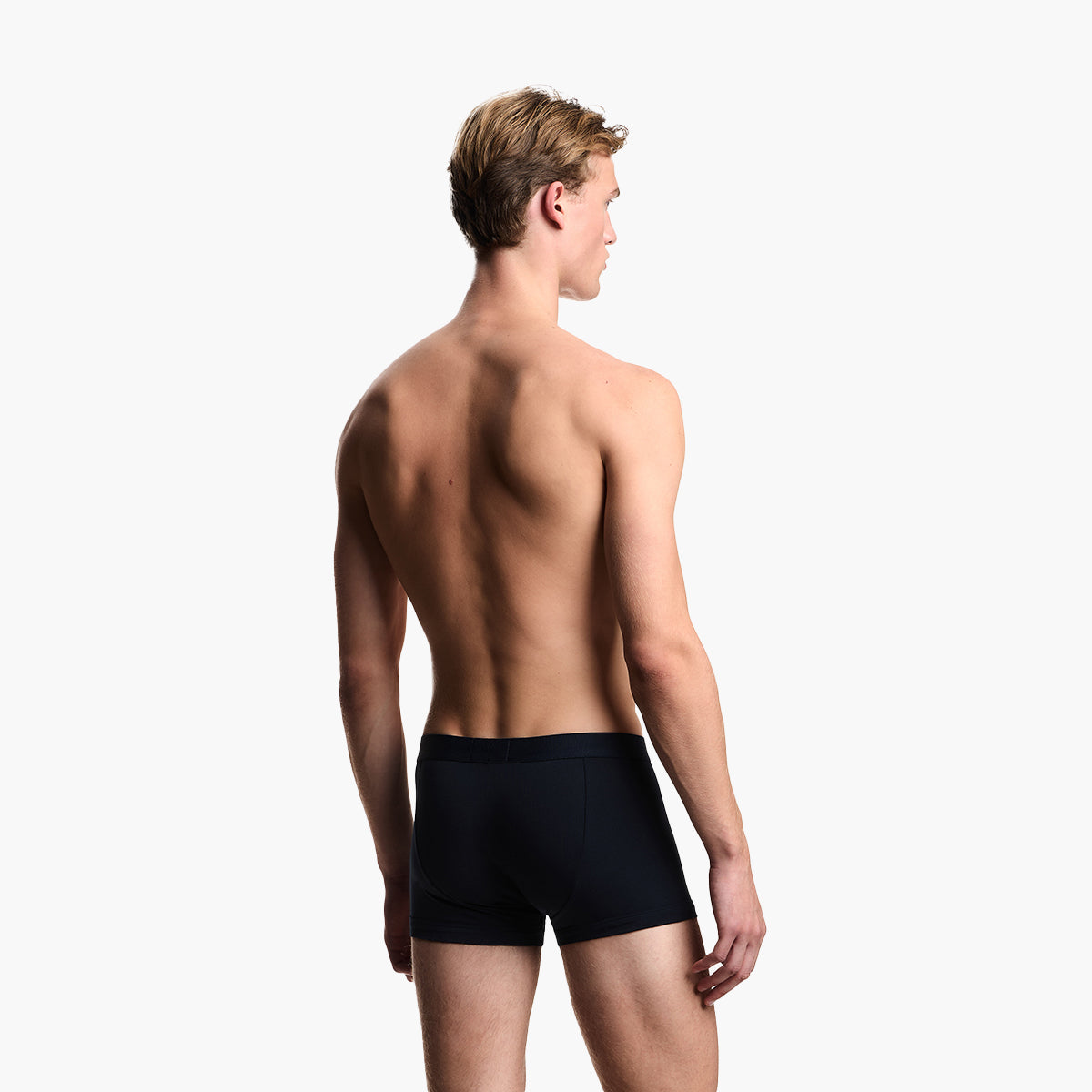 Emporio Armani Three-Pack Boxer Briefs With Eagle Logo Waistband | LEVISONS