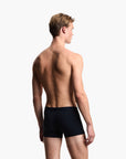 Emporio Armani Three-Pack Boxer Briefs With Eagle Logo Waistband | LEVISONS