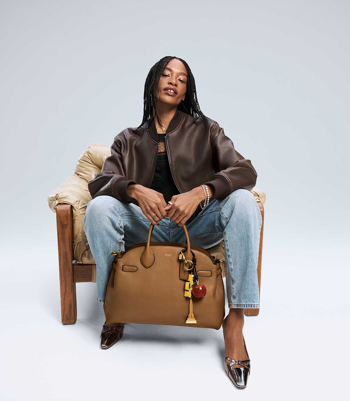 Coach Small New York Cluster Bag Charm | LEVISONS