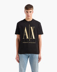 Armani Exchange Comfort Fit Reflective Icon Logo T-Shirt | LEVISONS