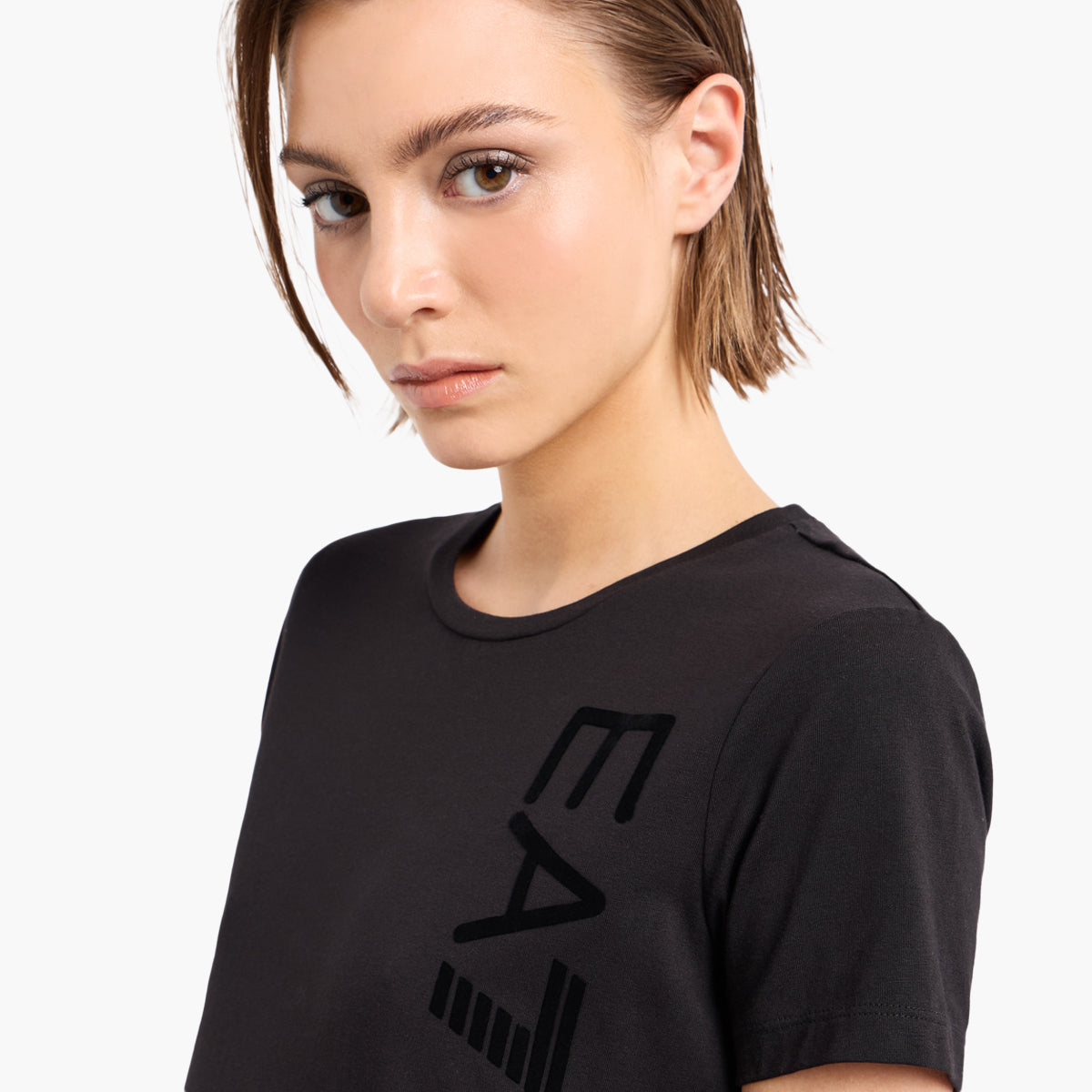 Ea7 Regular Fit Graphic Seris Cotton Crewneck T-Shirt | LEVISONS